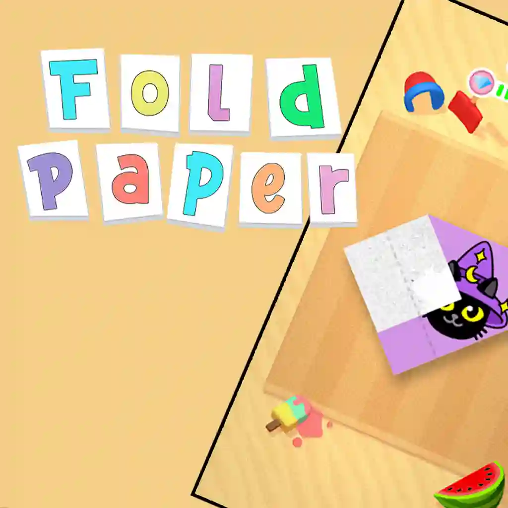 Fold Paper – Play Free Online Puzzle Game on Pookigame